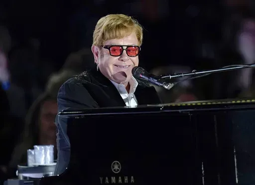 Elton John performs on the South Lawn of the White House in Washington, Friday, Sept. 23, 2022. (AP Photo/Susan Walsh, File)