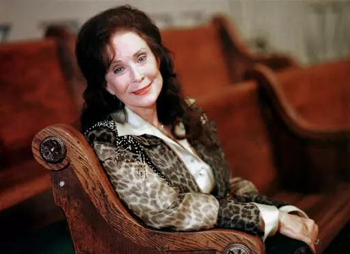 Country music great Loretta Lynn poses for a portrait in September 2000 in Nashville, Tenn. Lynn, the Kentucky coal miner’s daughter who became a pillar of country music, died Tuesday at her home in Hurricane Mills, Tenn. She was 90. (AP Photo/Christoper Berkey, File)