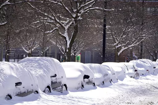 Cars parked for several days Tuesday, Feb. 16, 2021, are covered in cumulative snow in Chicago, the morning after a snowstorm dumped up to 18 inches in the greater Chicago area. Storing a vehicle because it’s not needed is something that an owner might have to do at some point. It might be because it’s a sports car that the owner wants to protect from wintertime driving, or perhaps a vehicle that won’t be driven for months because of a vacation or military deployment. Whatever the reason, 