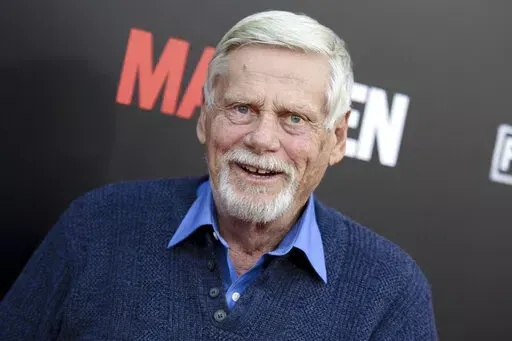 Robert Morse appears at the live read and series finale of "Mad Men" held in Los Angeles on May 17, 2015. Morse, who won a Tony Award as a hilariously brash corporate climber in “How to Succeed in Business Without Really Trying” and a second one a generation later as the brilliant, troubled Truman Capote in “Tru,” died peacefully at his home on Wednesday, April 20, at the age of 90. (Photo by Richard Shotwell/Invision/AP, File)