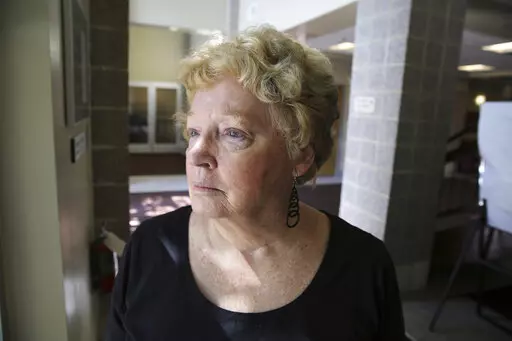 Clela Rorex, who was elected and served as Boulder County clerk and recorder in the 1970s, stands outside the offices of then-County Clerk Hillary Hall, in Boulder, Colo., on July 2, 2014. Rorex, a former Colorado county clerk considered a pioneering ally to the gay rights movement for being the first public official to issue a same-sex marriage license in 1975, has died at age 78. Rorex died Sunday, June 19, 2022, of complications from recent surgery at a hospice care facility in Longmont, the 