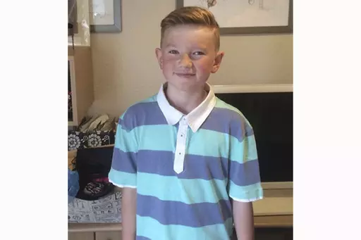 This undated photo issued by Greater Manchester Police on Thursday Dec. 14, 2023 shows missing British schoolboy Alex Batty who was believed to have been abducted by his mother six years ago and has been found in France. Batty, who went missing six years ago on a family holiday in Spain has been found in southwestern France, French media reported on Thursday Dec. 14, 2023. (Greater Manchester Police via AP)