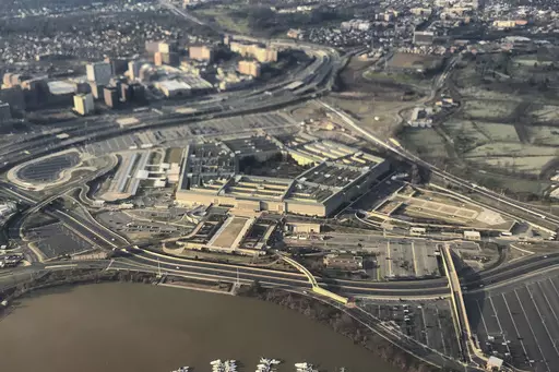The Pentagon is seen in this aerial view in Washington, Jan. 26, 2020. The U.S. military academies must improve their leadership, stop toxic practices such as hazing and shift behavior training into the classrooms, according to a Pentagon study aimed at addressing an alarming spike in sexual assaults and misconduct. (AP Photo/Pablo Martinez Monsivais, File)