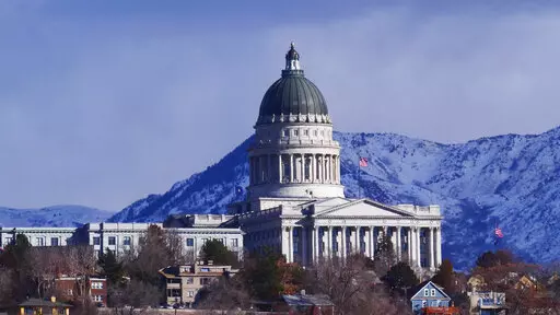 The Utah State Capitol is shown on Feb. 1, 2022, in Salt Lake City. After a midterm election and record flow of anti-transgender legislation in 2022, Republican state lawmakers this year are zeroing in on questions of bodily autonomy with new proposals to limit gender-affirming health care and abortion access. (AP Photo/Rick Bowmer, File)