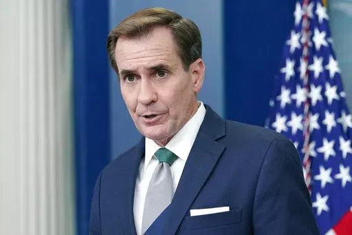 National Security Council spokesman John Kirby speaks during the daily briefing at the White House in Washington, July 27, 2022. (AP Photo/Susan Walsh, File)