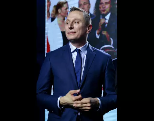 Polish Senator Krzysztof Brejza in Warsaw, on the night of parliamentary elections, Oct. 13, 2019. Amnesty International said Thursday Jan. 6, 2022, that its has independently confirmed that powerful spyware from the Israeli surveillance software maker NSO Group was used to hack Polish senator, Krzysztof Brejza, multiple times in 2019 when he was running the opposition’s election campaign to unseat the right-wing government. The senator, Krzysztof Brejza, and two other government critics, Roma