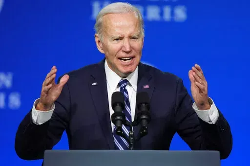 President Joe Biden speaks at the Democratic National Committee winter meeting, Feb. 3, 2023, in Philadelphia. (AP Photo/Matt Rourke, File)
