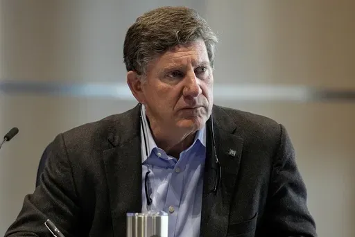President and CEO of the Tennessee Valley Authority Jeff Lyash listens during a board of directors meeting Wednesday, May 8, 2024, in Nashville, Tenn. (AP Photo/George Walker IV, File)