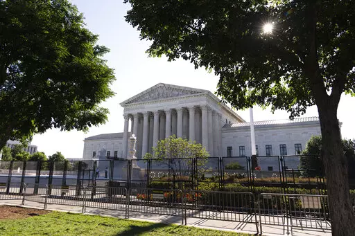 The U.S. Supreme Court on Monday, June 6, 2022, in Washington. (AP Photo/Manuel Balce Ceneta)