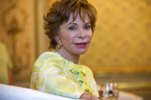  Chilean author Isabel Allende poses for a photograph in Madrid on June 5, 2017. Allende's latest book "Violeta" releases on Tuesday. (AP Photo/Francisco Seco, File)