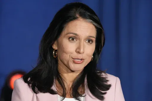 Former Democratic Rep. Tulsi Gabbard answers a question during a campaign event, Sept. 14, 2024, in Glendale, Ariz. (AP Photo/Ross D. Franklin, File)