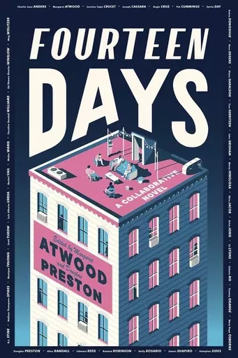 This cover image released by HarperCollins shows "Fourteen Days," edited by Margaret Atwood and Douglas Preston. (HarperCollins via AP)