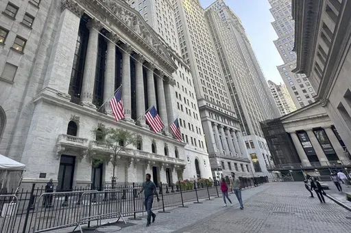 The New York Stock Exchange is shown on Wednesday, Aug. 21, 2024, in New York. (AP Photo/Peter Morgan)