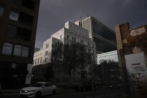 The Martin Luther King Jr., Federal Building is seen on Tuesday, March 4, 2025, in Atlanta. (AP Photo/Brynn Anderson)