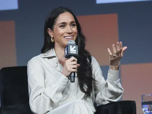 Meghan, The Duchess of Sussex, speaks during South by Southwest Conference in Austin, Texas, on March 8, 2024. (Photo by Jack Plunkett/Invision/AP, File)