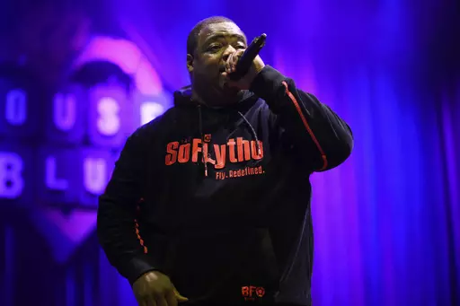 Big Pokey performs during the birthday celebration for Z-Ro at The House of Blues in Downtown Houston on Sunday, Jan. 19, 2020. Milton Powell, a Houston rapper who performed under the name Big Pokey and is credited with elevating the city's hip-hop scene, died Sunday, June 18, 2023, after collapsing during a show in Texas, according to a local justice of the peace. He was 48. (Jamaal Ellis/Houston Chronicle via AP)