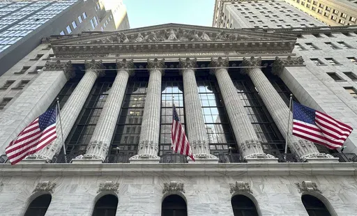 The New York Stock Exchange is shown on Tuesday, Aug. 13, 2024, in New York. (AP Photo/Peter Morgan)