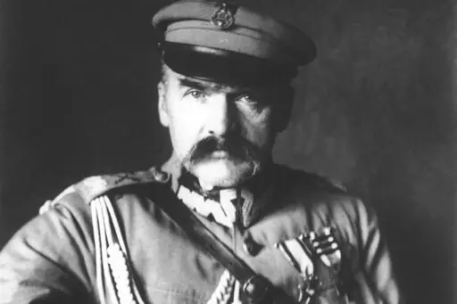 Jozef Pilsudski, the father of Polish independence in 1918, sits for a portrait on March 19, 1932, in Warsaw, Poland. More than 100 years ago, Pilsudski stated that the long-term security of Europe would need an independent Ukraine, according to a new biography of the Polish leader. The biography, “Józef Pilsudski Founding Father of Modern Poland” by Joshua D. Zimmerman is published by Harvard University Press. (AP Photo, File)