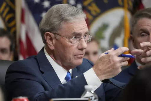 Rep. Blaine Luetkemeyer, R-Mo., questions witnesses during a hearing of a special House committee dedicated to countering China, on Capitol Hill, Tuesday, Feb. 28, 2023, in Washington. Luetkemeyer will not seek reelection, though his departure in what is considered a safe Republican district is unlikely to impact the balance of power after the 2024 election. Luetkemeyer announced his decision Thursday, Jan. 4. (AP Photo/Alex Brandon, File)