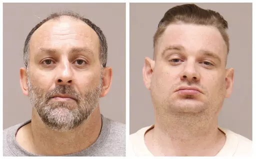 This combo of images provided by the Kent County, Mich., Jail. shows Barry Croft Jr., left, and Adam Fox. Jury selection started Tuesday, Aug. 9, 2022, in the second trial of the two men charged with conspiring to kidnap Michigan Gov. Gretchen Whitmer in 2020 over their disgust with restrictions early in the COVID-19 pandemic.
Prosecutors are putting Adam Fox and Barry Croft Jr. on trial again after a jury in April couldn't reach a verdict. Two co-defendants were acquitted and two more pleaded 