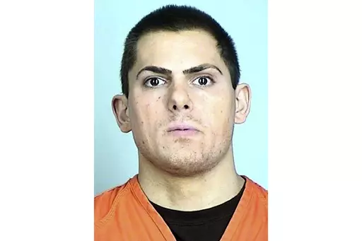 This booking photo released by Sherburne County Jail shows Anton Lazzaro. The formerly well-connected Republican donor goes on trial in Minnesota on Tuesday, March 21, 2023, on federal charges of sex trafficking minors. (Sherburne County Jail/Star Tribune via AP, File)
