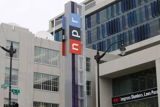 The headquarters for National Public Radio (NPR) stands on North Capitol Street on April 15, 2013, in Washington. Twitter has labeled National Public Radio (NPR) as “state-affiliated media” on the social media site Wednesday, April 5, 2023, a move some worried could undermine public confidence in the news organization. (AP Photo/Charles Dharapak, File)
