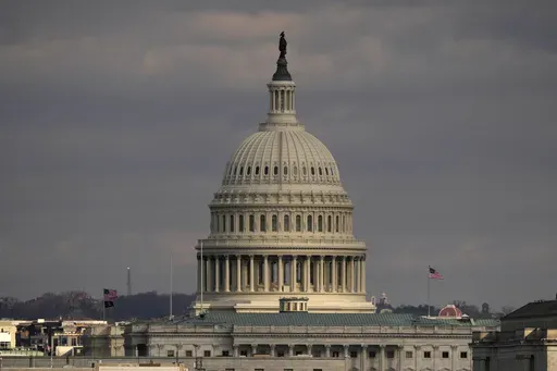 The U.S. Capitol is seen, Saturday, Feb. 1, 2025, in Washington. (AP Photo/Carolyn Kaster)