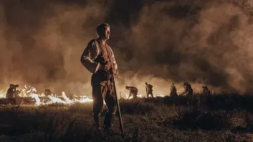 This image released by Magnolia Pictures shows Mads Mikkelsen in a scene from "The Promised Land." (Henrik Ohsten/Magnolia Pictures via AP)