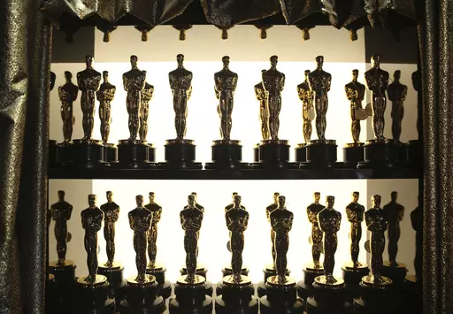 Oscar statuettes appear backstage at the Oscars at the Dolby Theatre in Los Angeles on Feb. 28, 2016. (Photo by Matt Sayles/Invision/AP, File)
