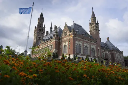 View of the Peace Palace which houses World Court in The Hague, Netherlands, on Sept. 19, 2023. Israel is sending top legal minds, including a Holocaust survivor, to The Hague this week to counter allegations that it is committing genocide against Palestinians in Gaza. (AP Photo/Peter Dejong, File)
