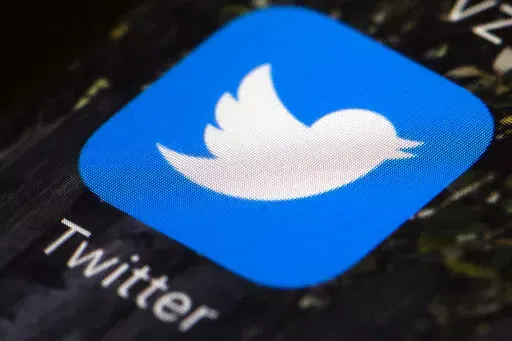In this April 26, 2017, file photo ,  a Twitter app icon is displayed on a mobile phone in Philadelphia. Twitter appears to be experiencing an outage for some users on Thursday, July 14, 2022. Individuals attempting to use the social media platform were met with a message saying “Tweets aren't loading right now. Try again." (AP Photo/Matt Rourke, File)